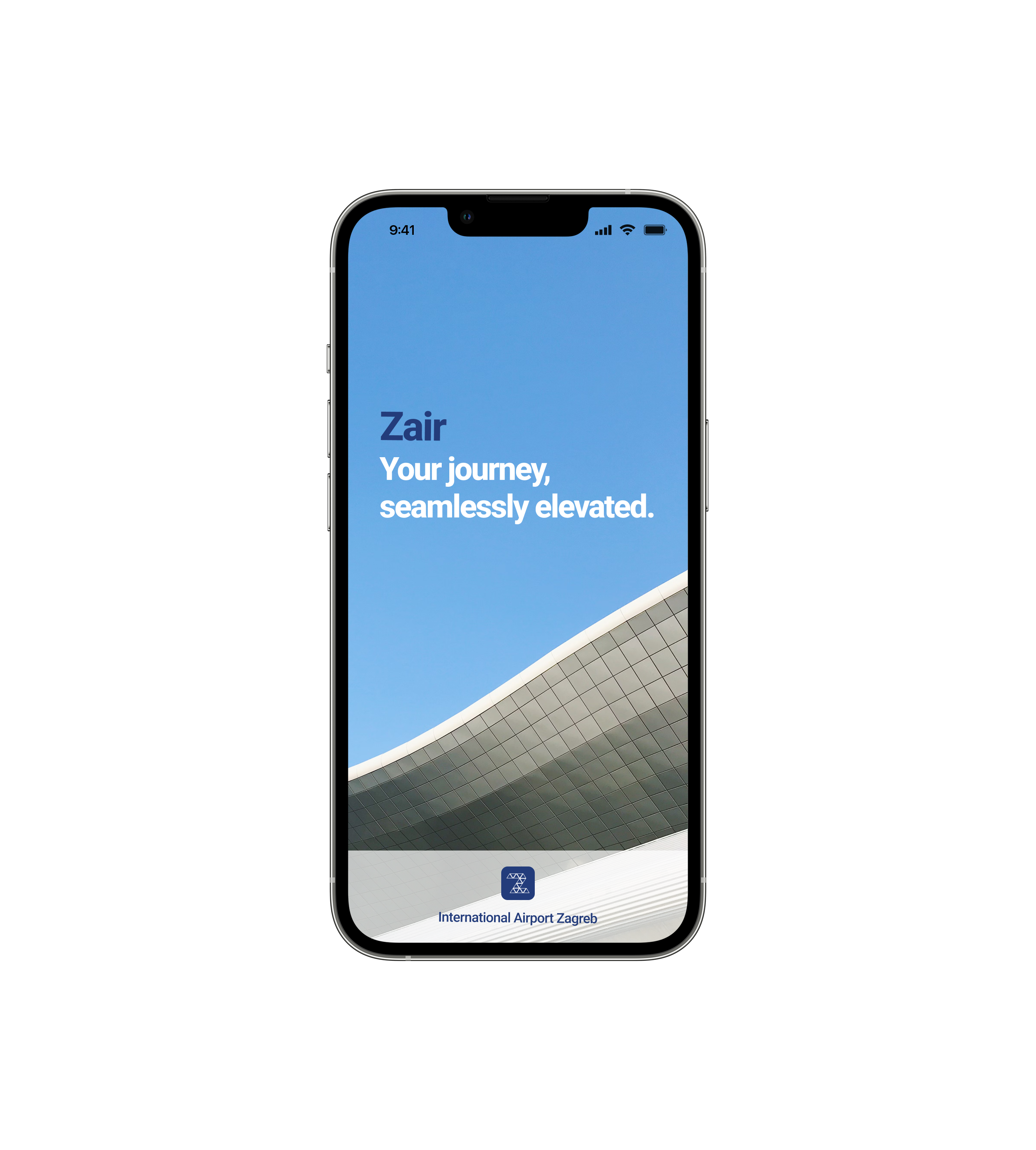 Zair app Intro screen